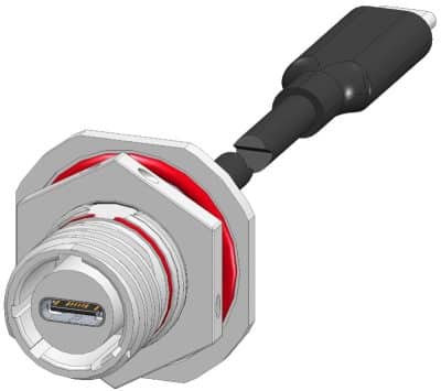 EMCA_X2-9876 USB-C Jam Nut w_Cordset